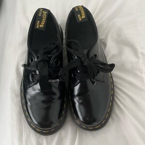 Dr. Martens Black Platform Shoes